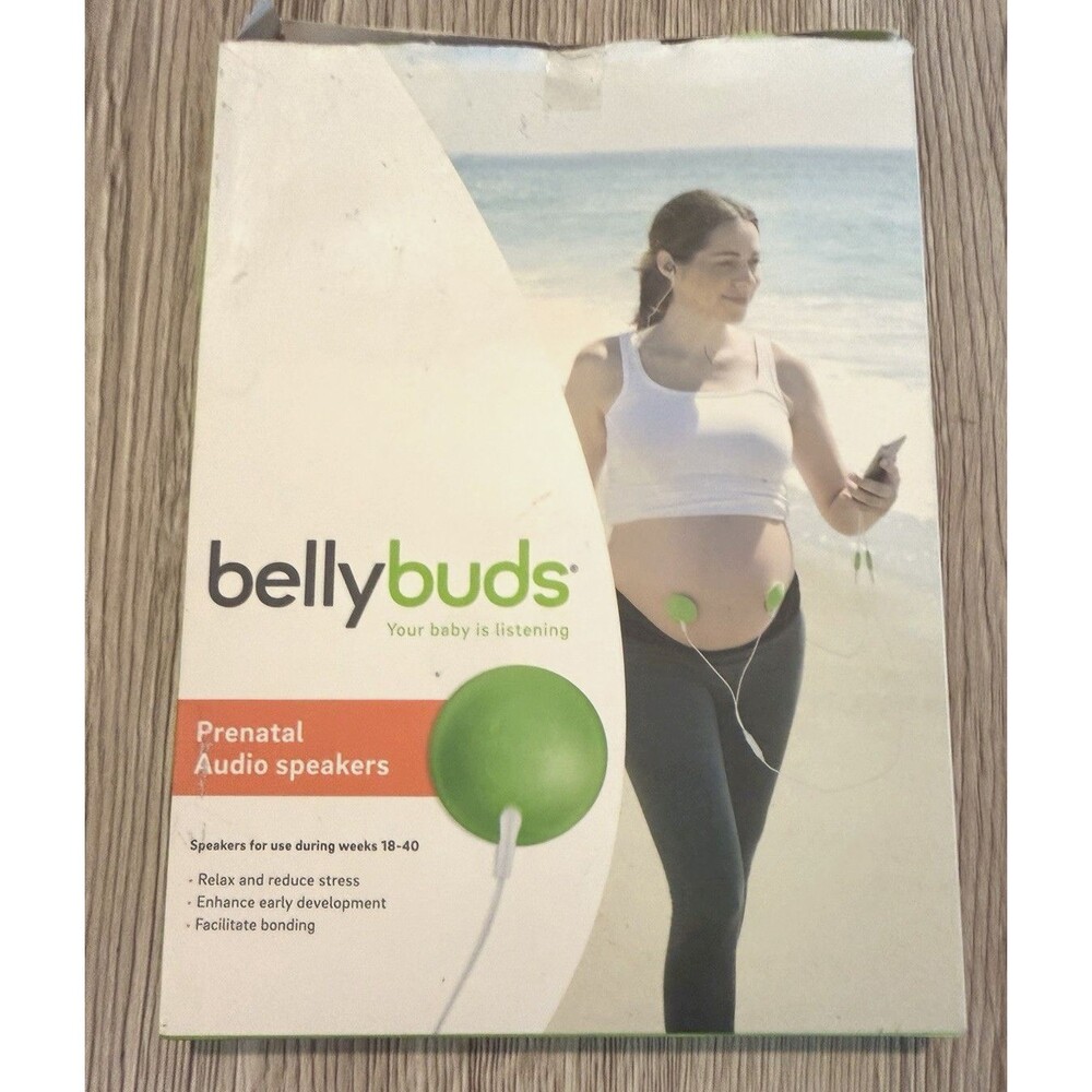 BellyBuds Wav Hello Prenatal Audio Speakers Baby Bump Belly Speakers